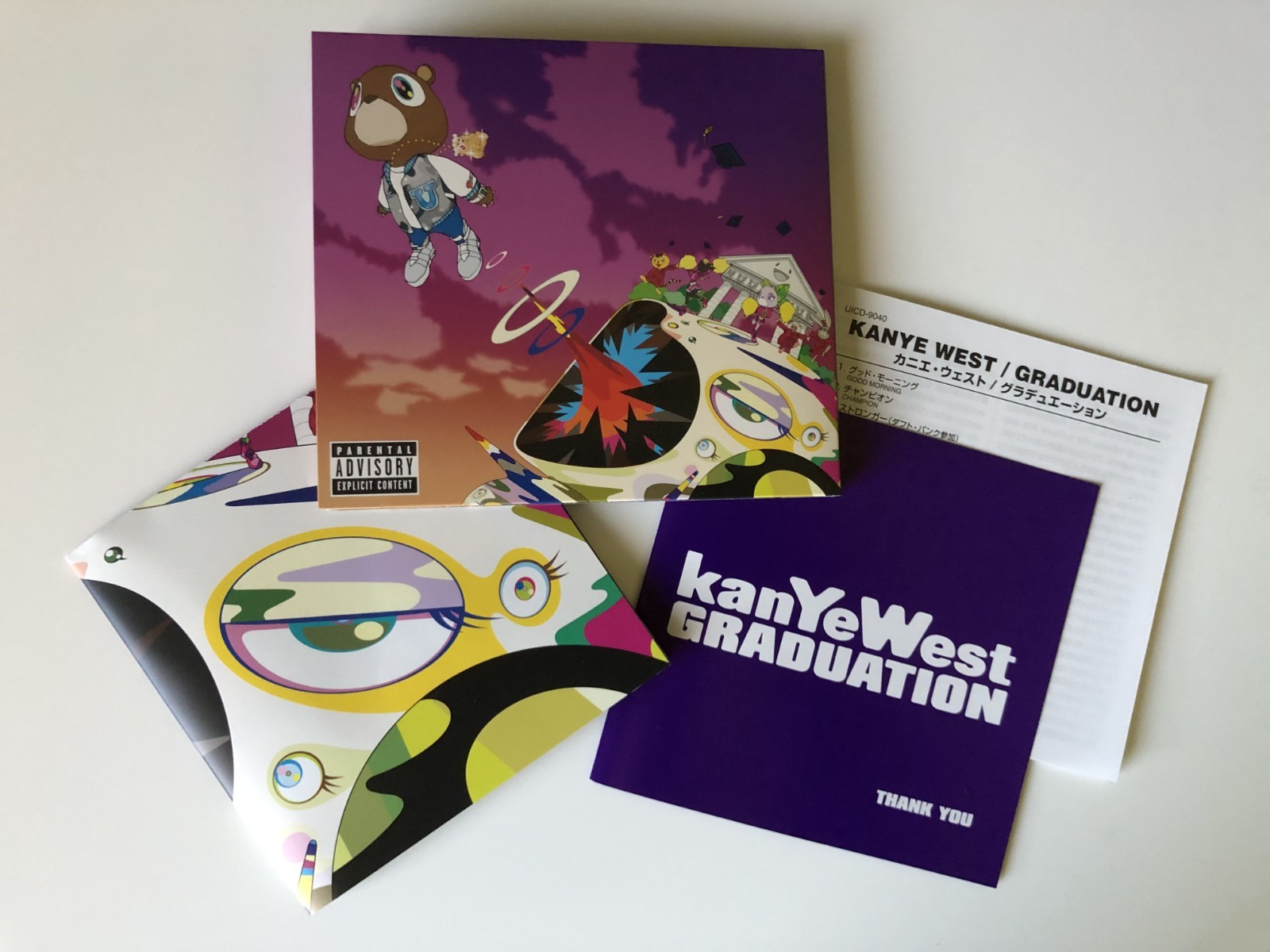 Kanye West "Graduation" + 2 bonus tracks JAPAN Edition CD New poster included