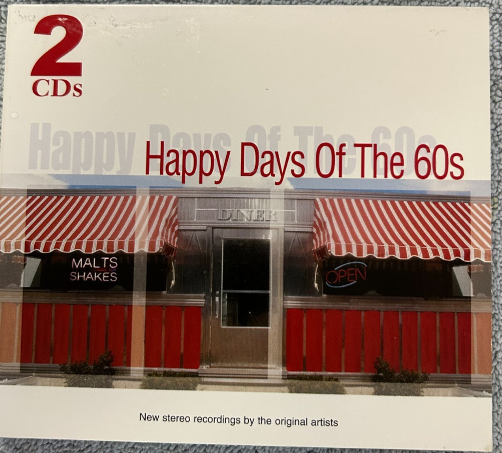 "Happy Days of the 60s" Various 2-CD: Madacy Records DDP2 50484. 1 Day Handling