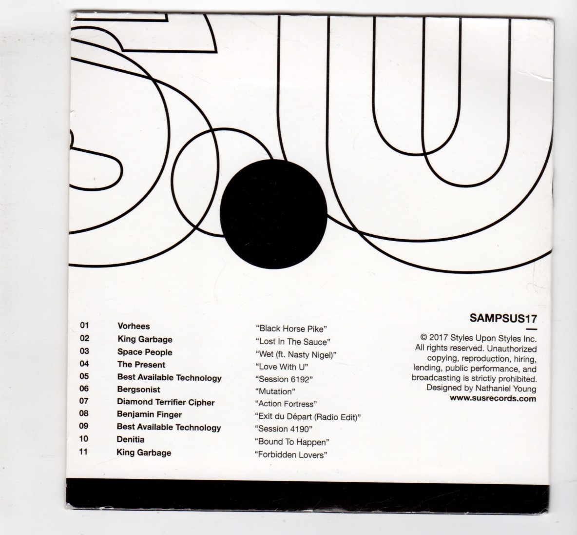 (IG34) Styles Upon Styles, 2017 sampler - 11 tracks various artists - DJ CD