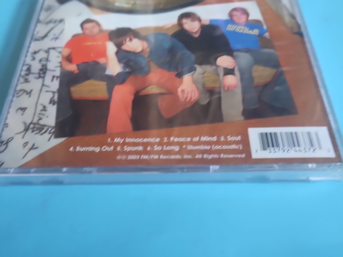 Tripp Fontaine -Random Thought On A Paper Napkin 2003 Alternative Rock RARE NEW!