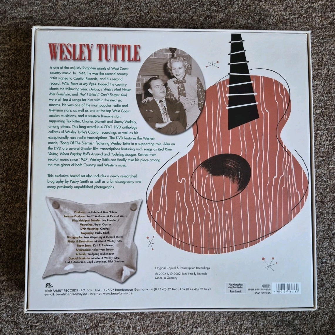 Wesley Tuttle Detour (5 Cd's) Bear Family Box Set