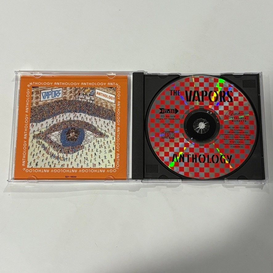 The Vapors – Anthology CD 1995 New Wave Power Pop One Way Records