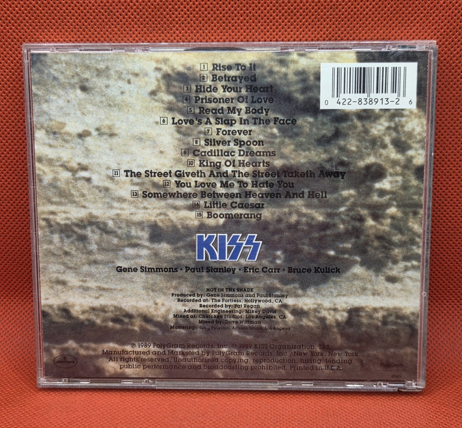KISS Hot in the Shade (CD, 1989) Pre-owned 💋