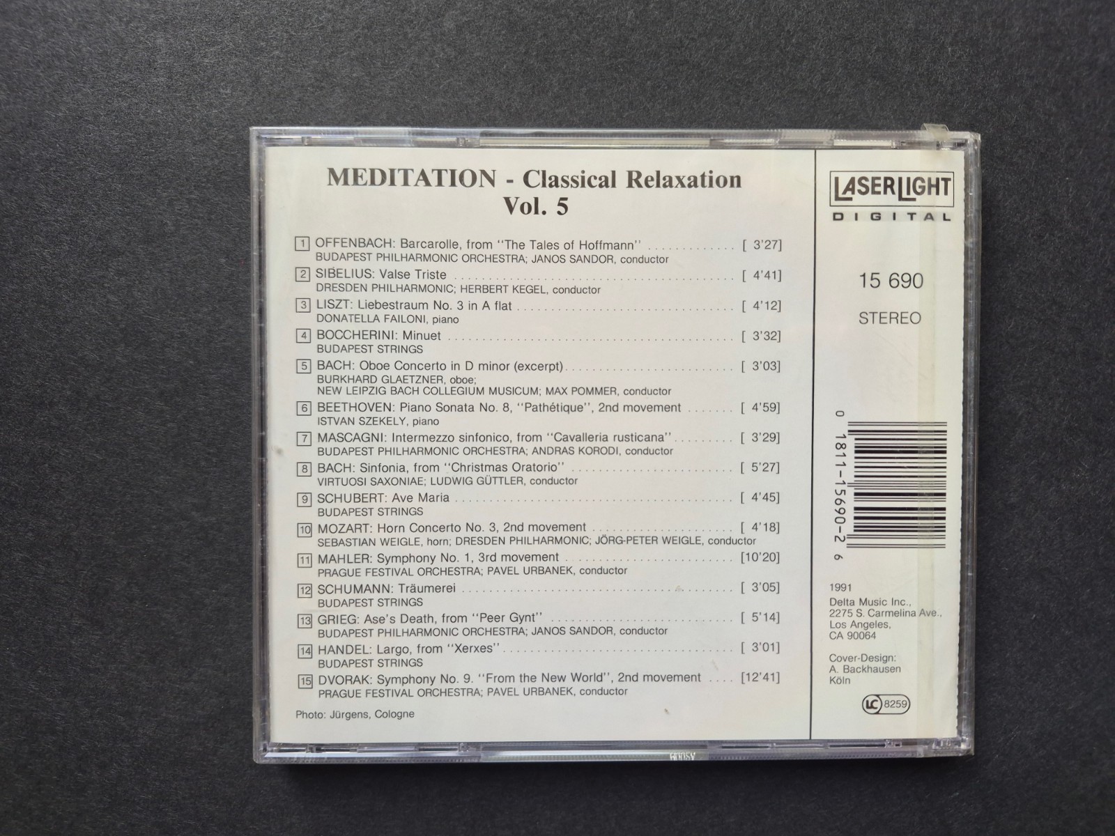 MEDITATION CLASSICAL RELAXATION Volume 5 Brand New Sealed