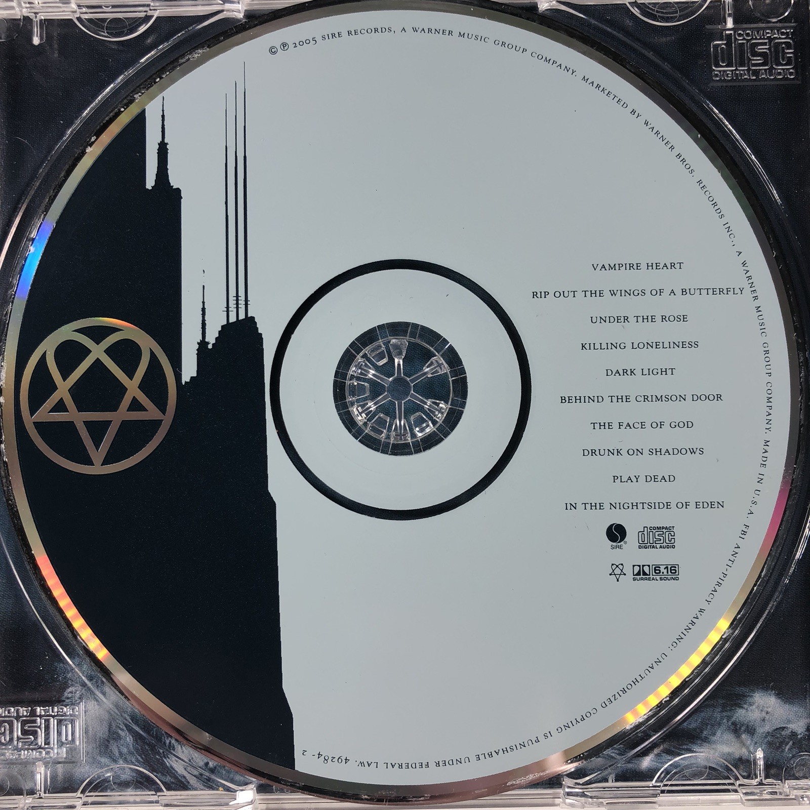 HIM Dark Light CD 2005 Gothic Rock Alternative Metal Ville Valo Album
