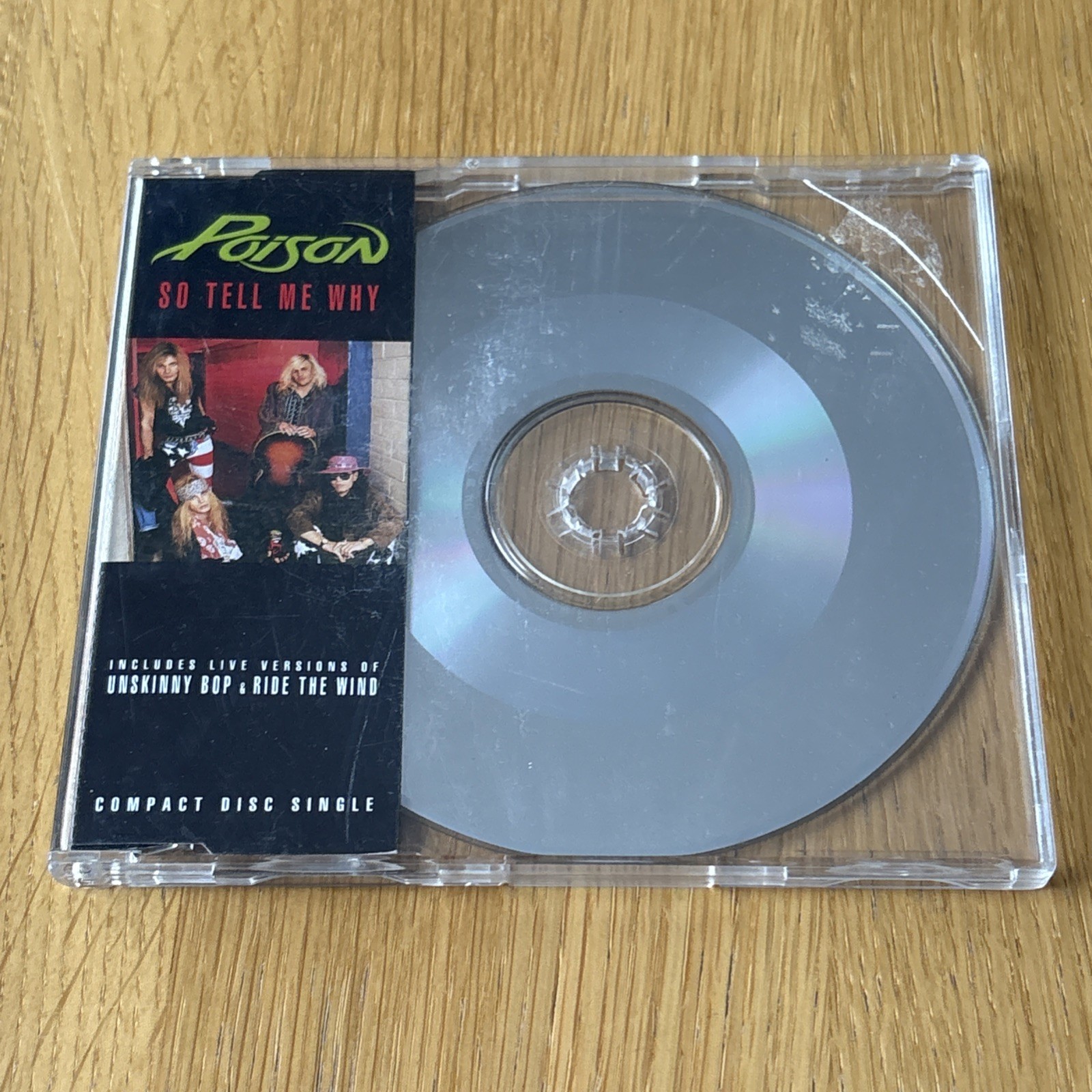 Poison - So Tell Me Why (CD, 1991) Ltd Ed, Picture Disc