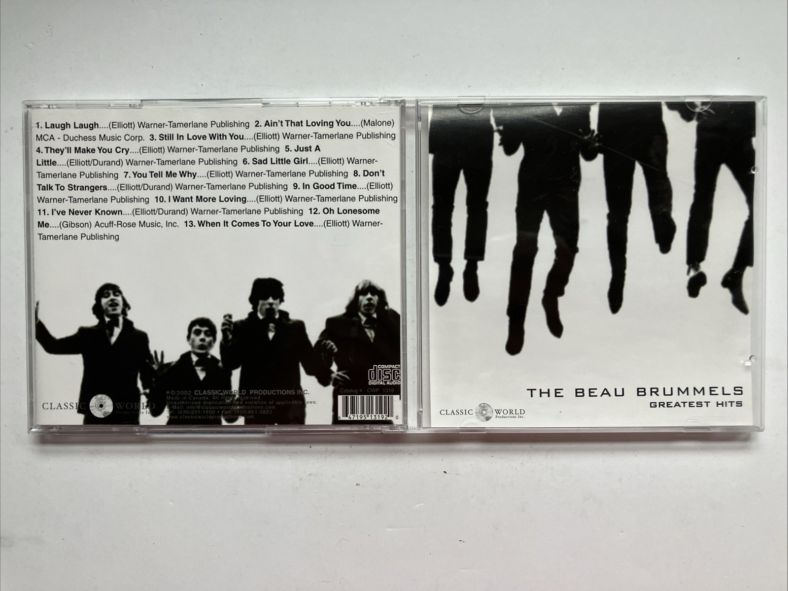 Greatest Hits by The Beau Brummels (CD, 2002, Classic World Productions, Inc.)