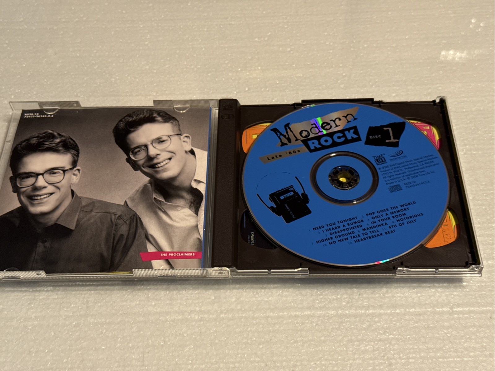 TINME LIFE: MODERN ROCK LATE 80s 2-CD SET [MILD WATER DAMAGED INSERTS!] RARE OOP