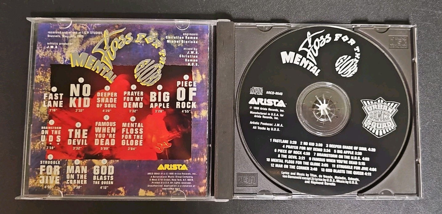 Lot Of 2 Urban Dance Squad CDs VG++ Arista VTG