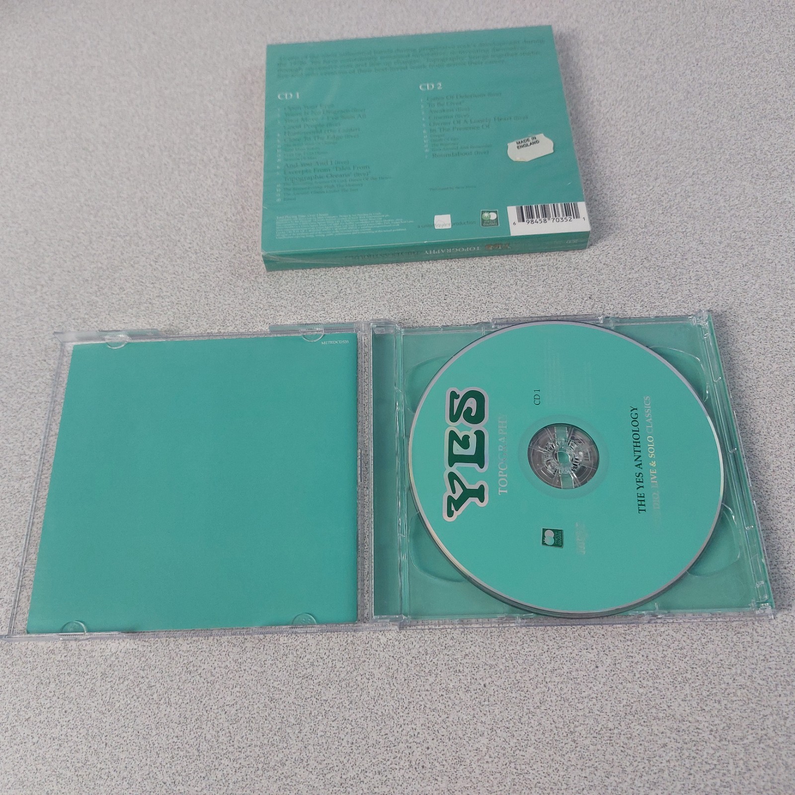 2-CD YES Topography The Anthology 2004 EU METRDCD535 Union SquareLN READ