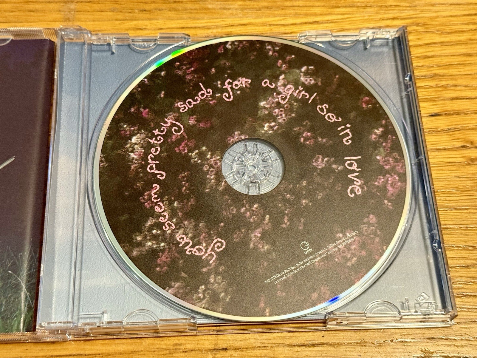 SIGNED Olivia Rodrigo CD You Seem Pretty Sad For A Girl So In Love Autograph