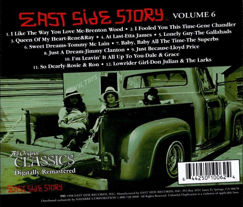 East Side Story (Volume 6) [CD] (2001) East Side Records (REMASTERED VERSION)