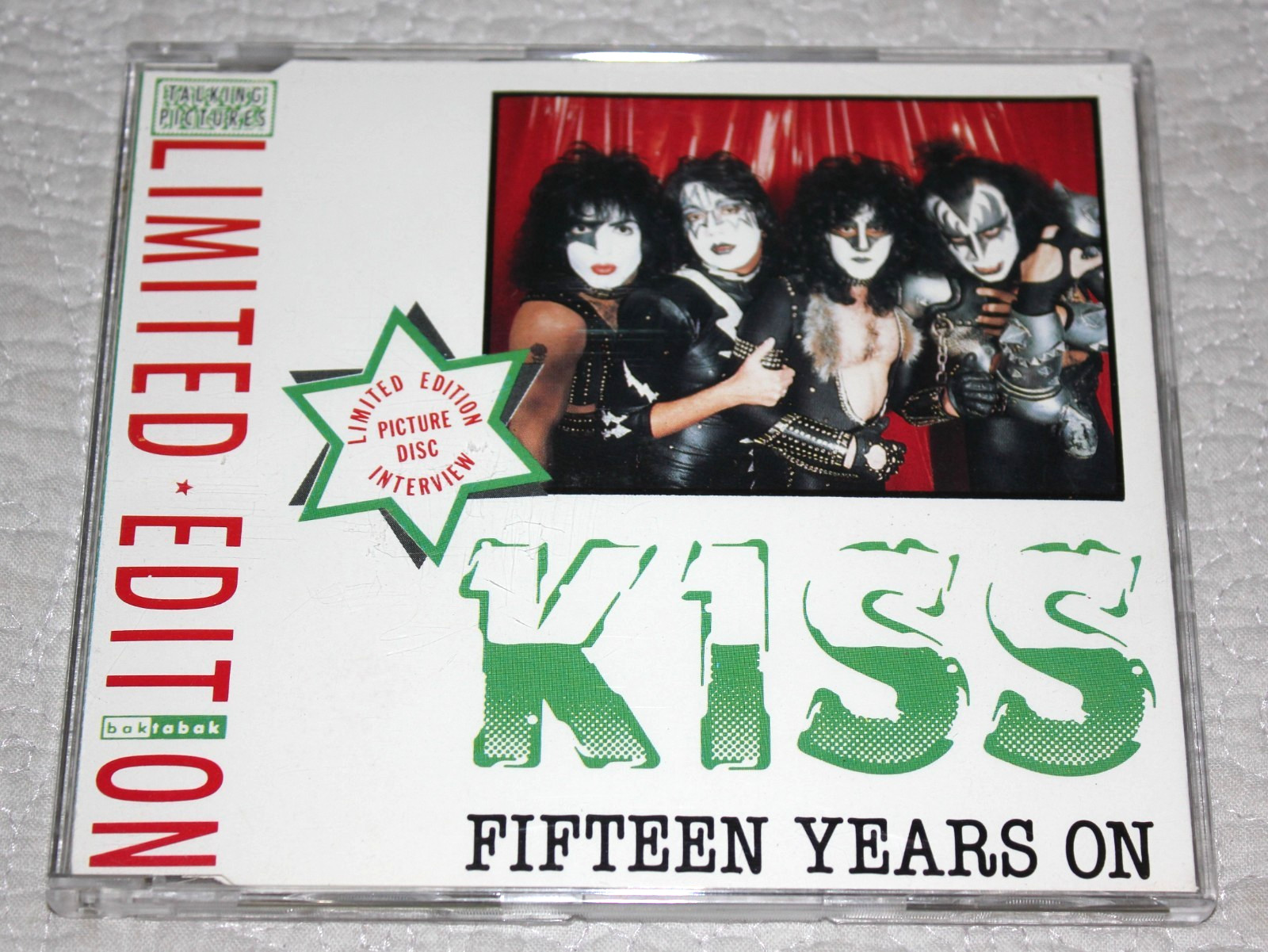 KISS - Fifteen Years On : Interview (Rare 1988 Picture Disc CD) NM