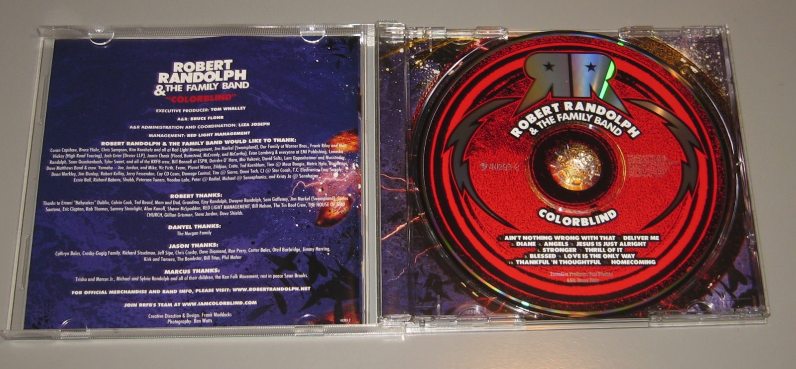 Robert Randolph & The Family Band - Colorblind (CD, 2006, Warner Bros.) Promo