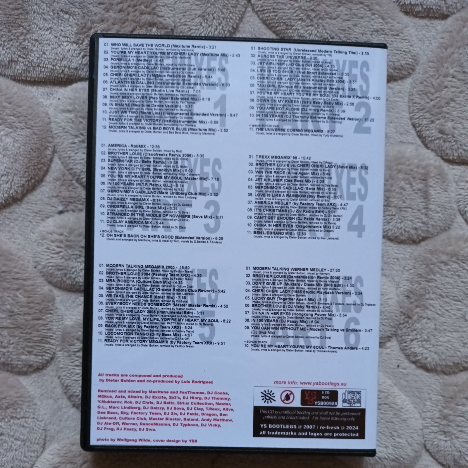 Modern Talking DJ Remixes NEW 6 x CD Box Set Fans Rare Limited Edition 6 discs