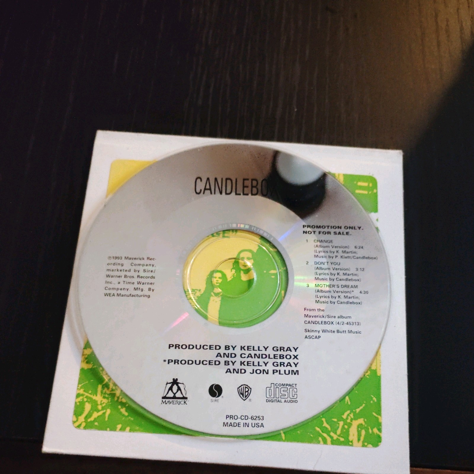 Candlebox - Change Promotional CD Single