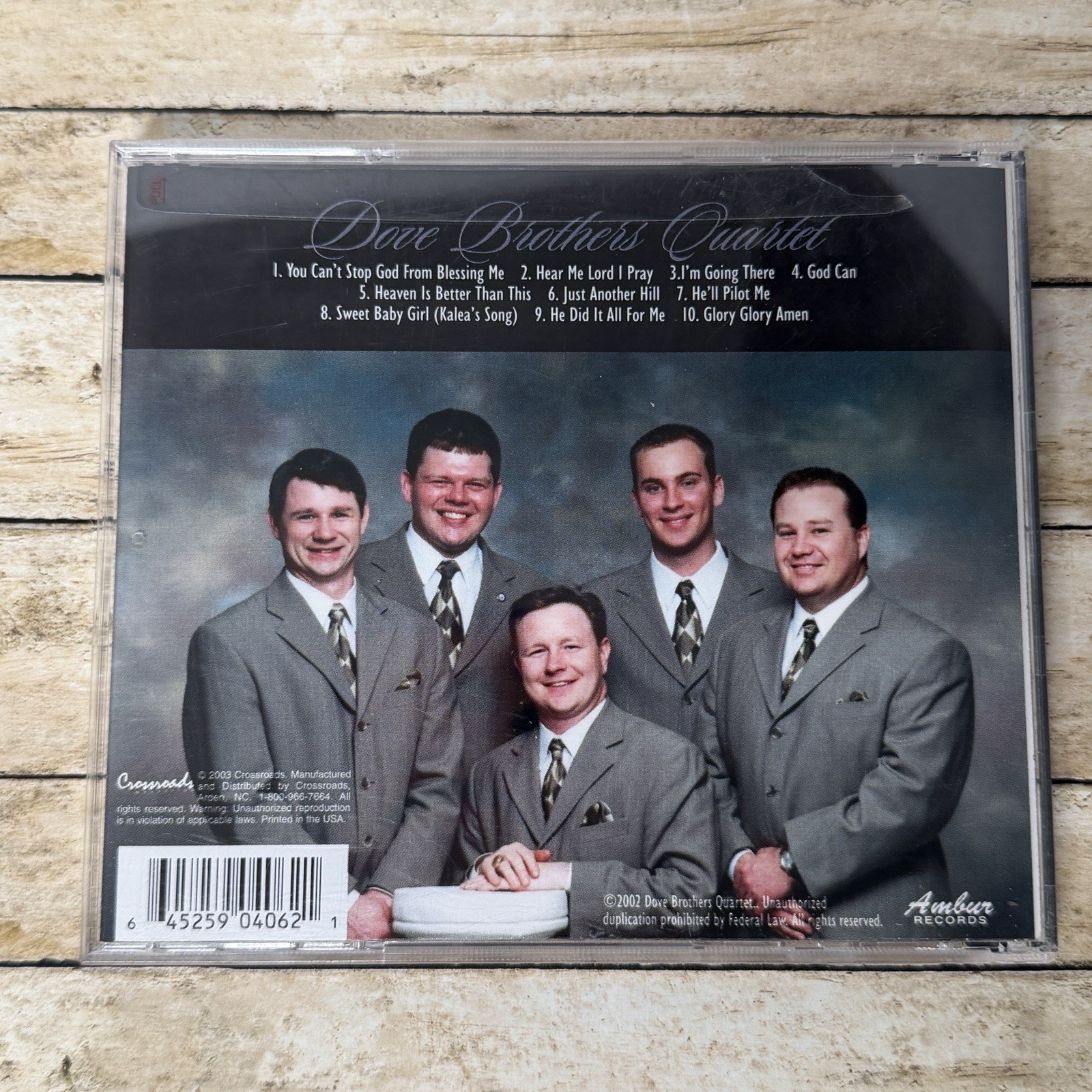 SIGNED Dove Brothers Quartet 5 CD Lot Southern Gospel Christian Religious Music