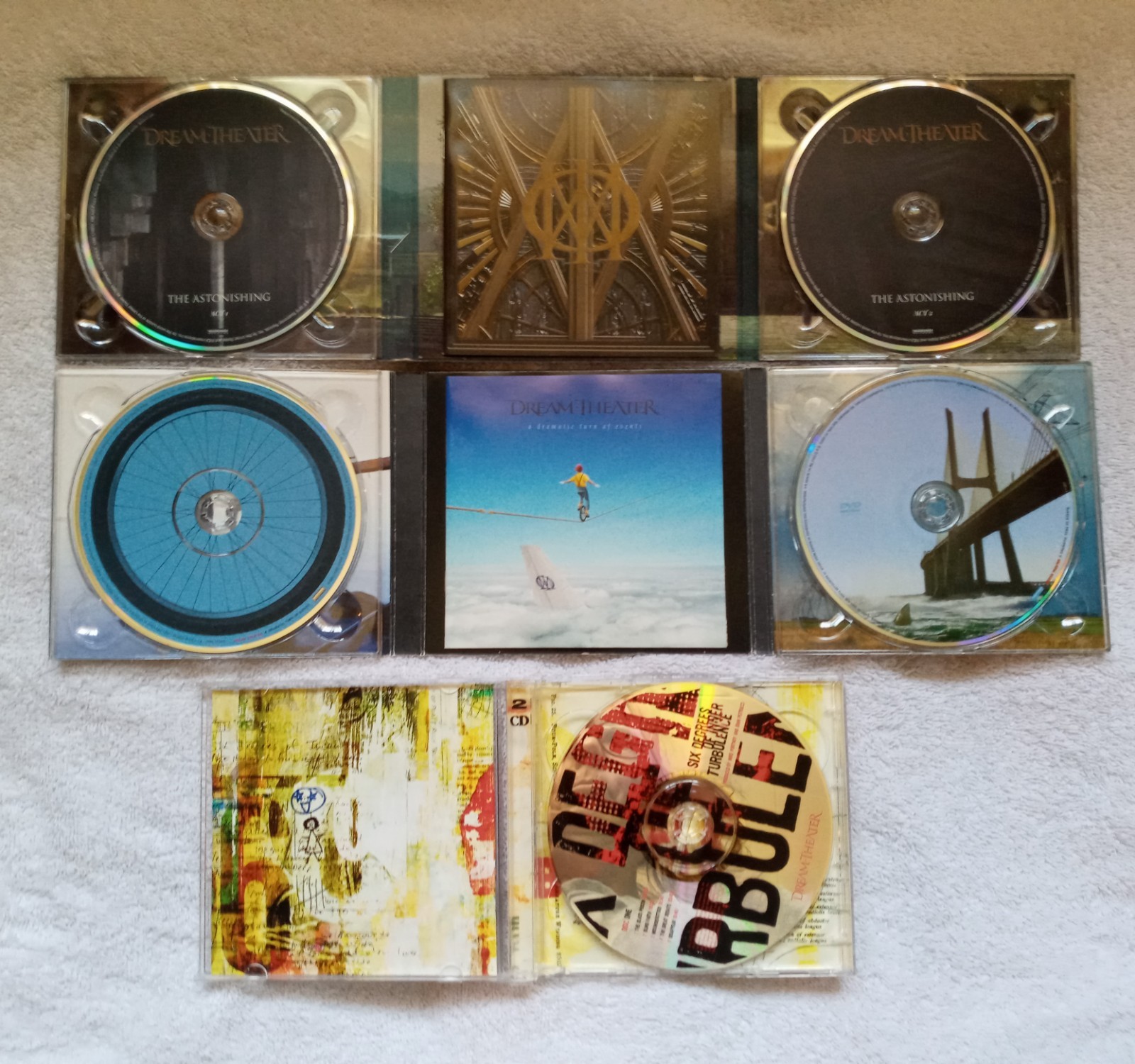 Dream Theater CD lot of 13 + DVDs