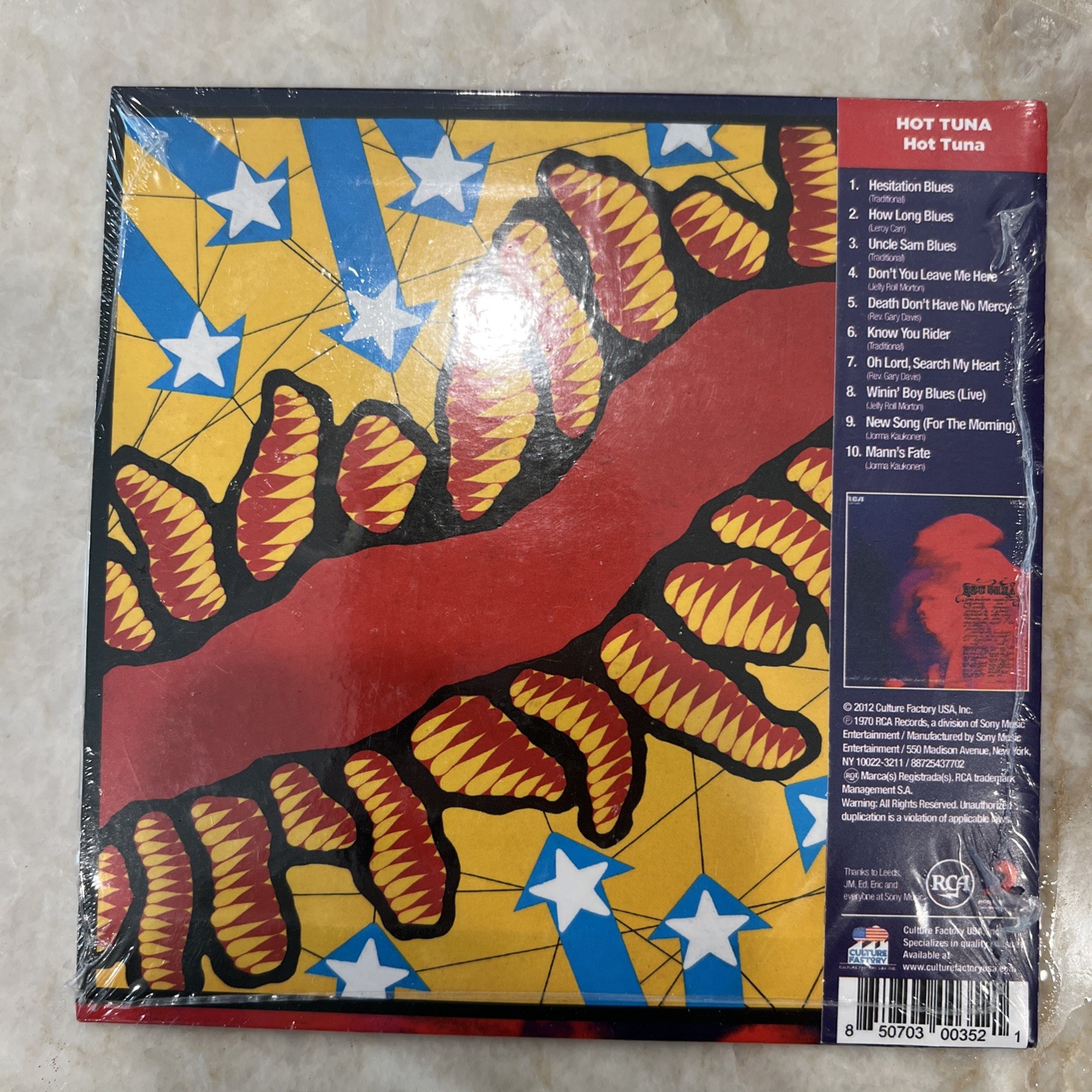 HOT TUNA Culture Factory CFU0352 Sealed 24bit Remastering Vinyl Replica