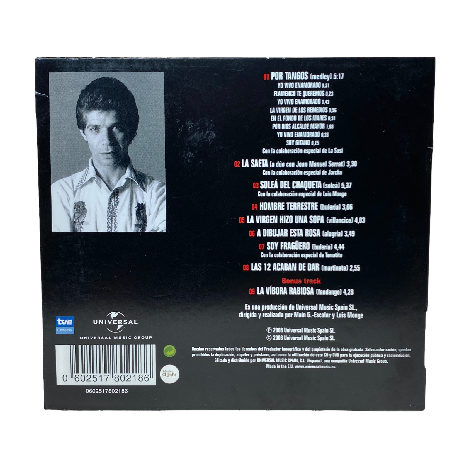 CAMARÓN Reencuentro 2008 Universal Music Group Spain RARE! HTF! OOP!
