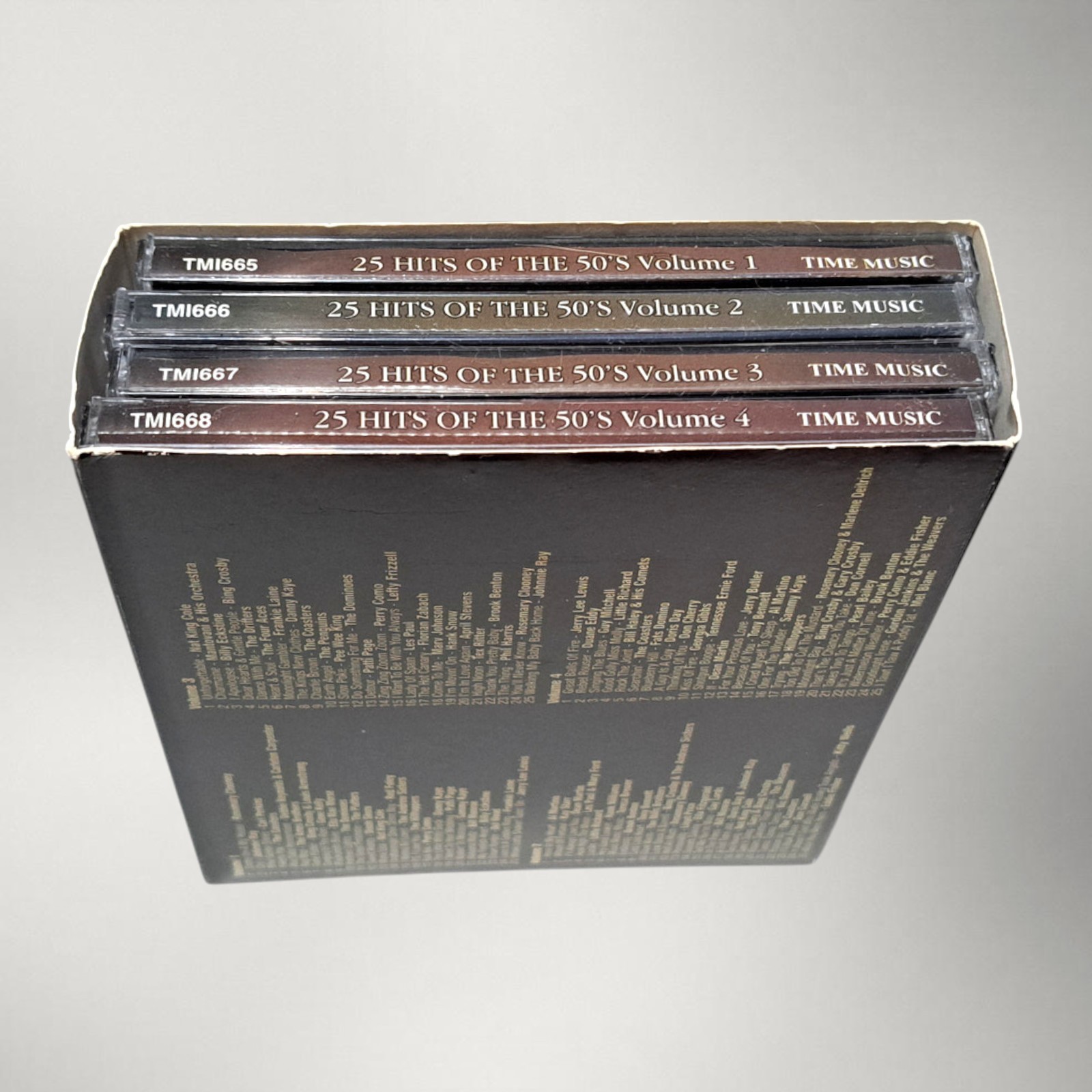 50's 100 Hits 4 CD set, in original sleeve and housed in individual jewel cases.