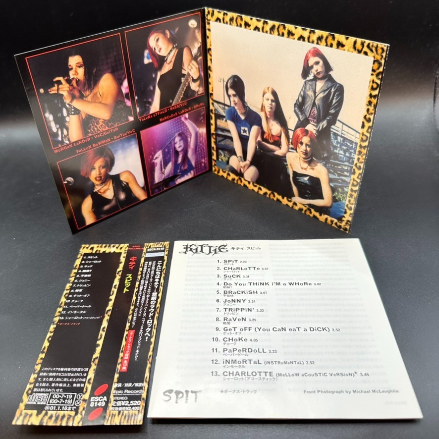 Kittie / Spit First Edition 2000 Japan OBI CD