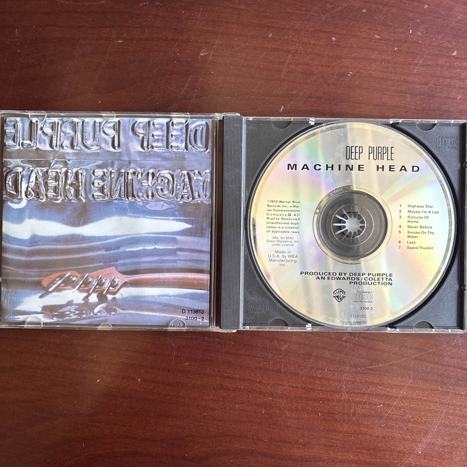Lot of 4 Classic Rock CDs Including Deep Purple, Rush, Queen And Led Zeppelin