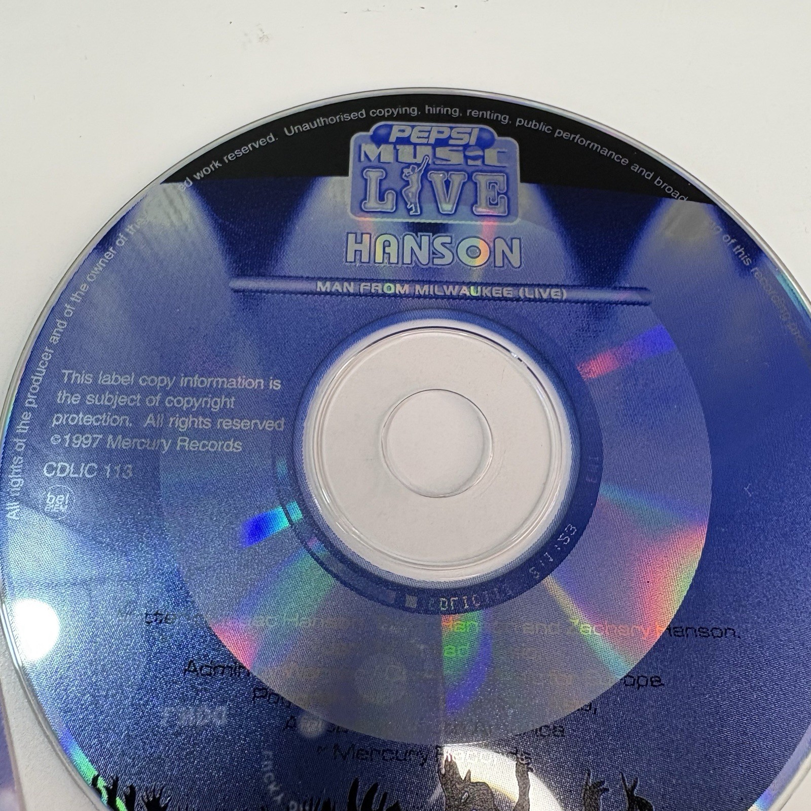 Pepsi Music Live 1997 Promo 4 CD Box Set Case Spice Girls Hanson Eternal Coolio