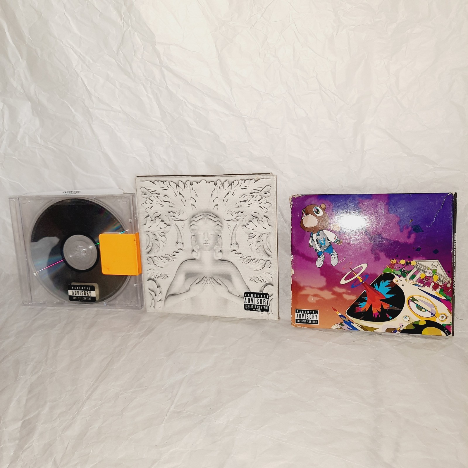 KANYE WEST [3x CD Lot] Graduation - Yeezus - Cruel Summer Good Music TESTED