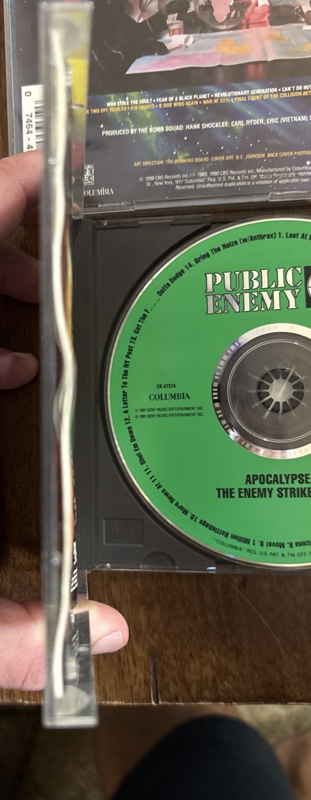 Public Enemy Vintage CD Lot, Nation of Millions, Fear Of A Black Planet, Apoc 91