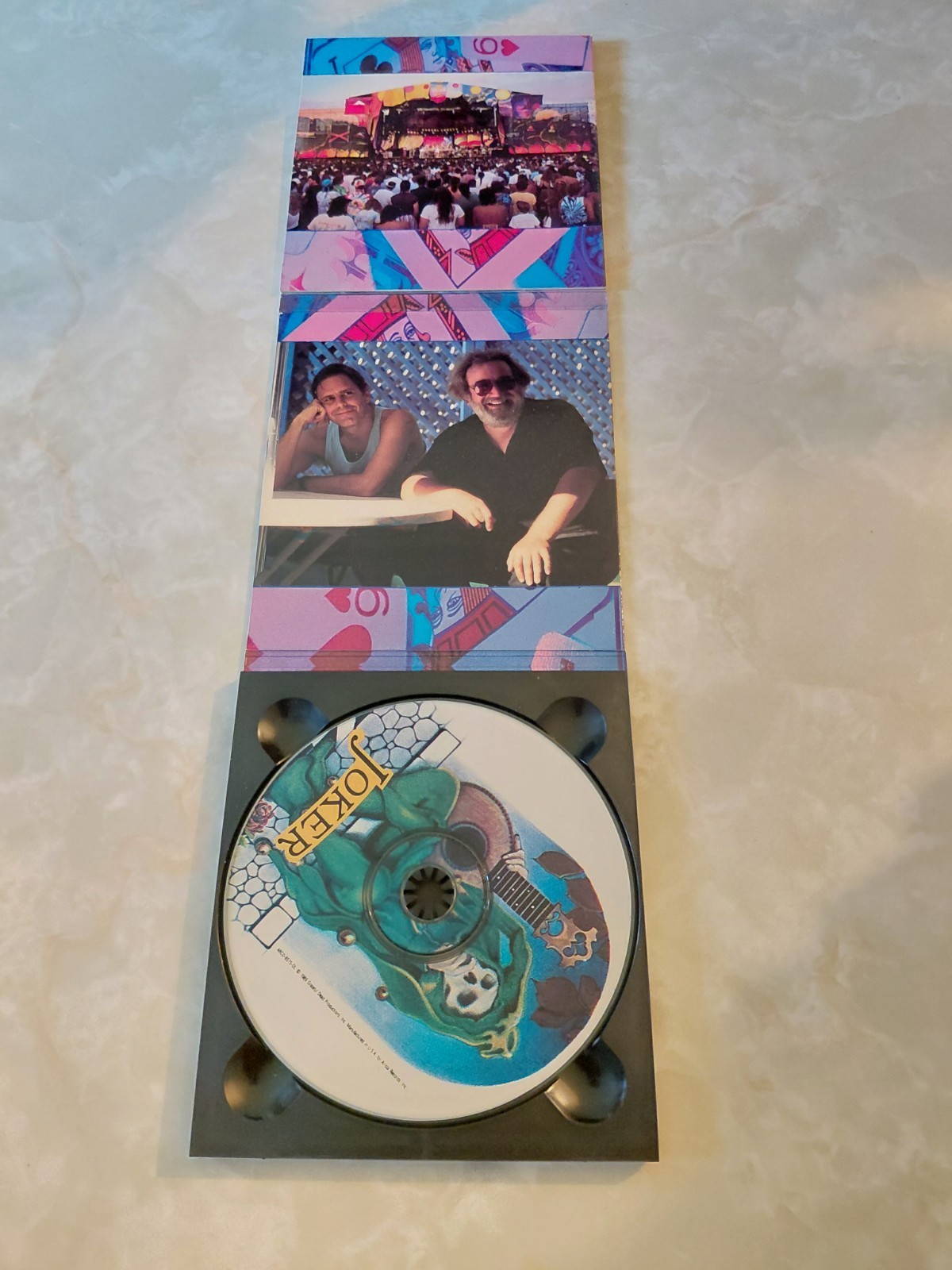 GRATEFUL DEAD CD BUILT TO LAST 1989 ORIG ARISTA DISTRONICS PICTURE DISC OOP RARE
