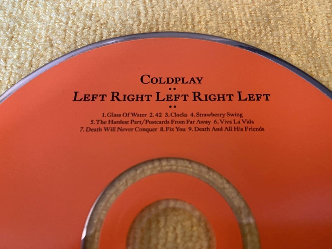 Coldplay - Left Right Left Right Left (Live Concert Promo CD 2009) NEW