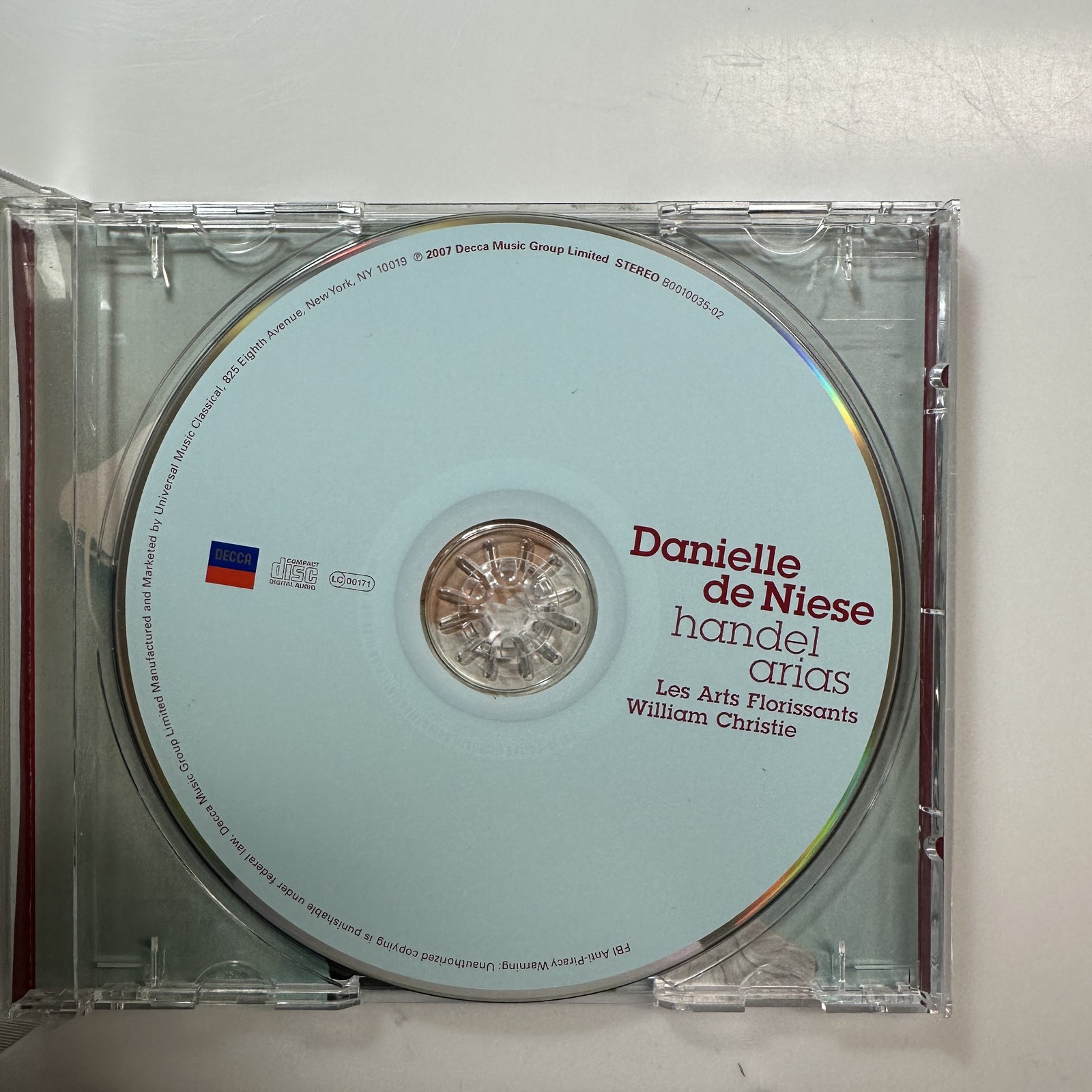 Handel Arias CD Danielle de Niese