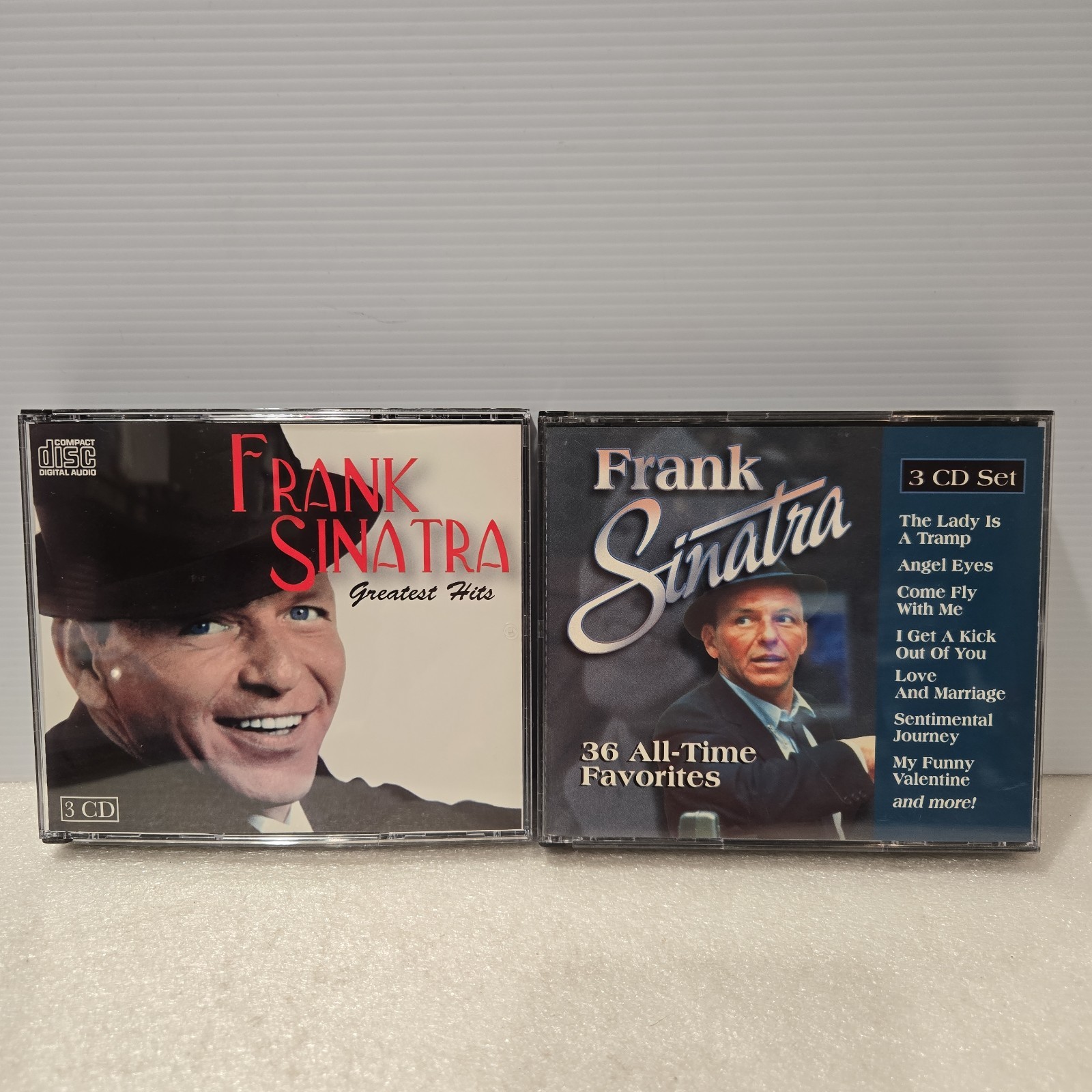 Frank Sinatra (2) 3 CD Sets: 36 All-Time Favorites & Greatest Hits - 6 total CDs