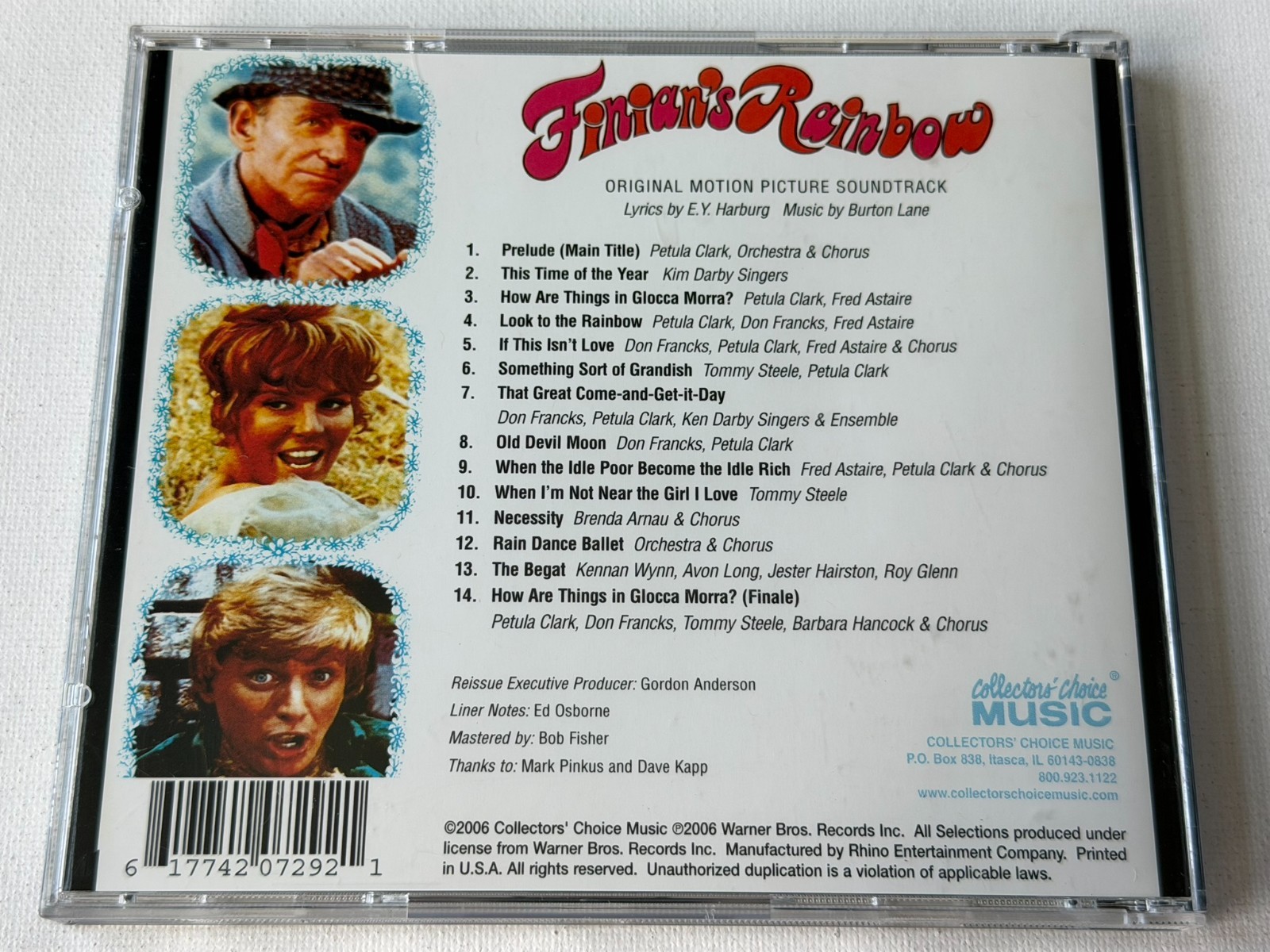 Finian's Rainbow - Original Motion Picture Soundtrack - V/A - CD - VG + Cond.