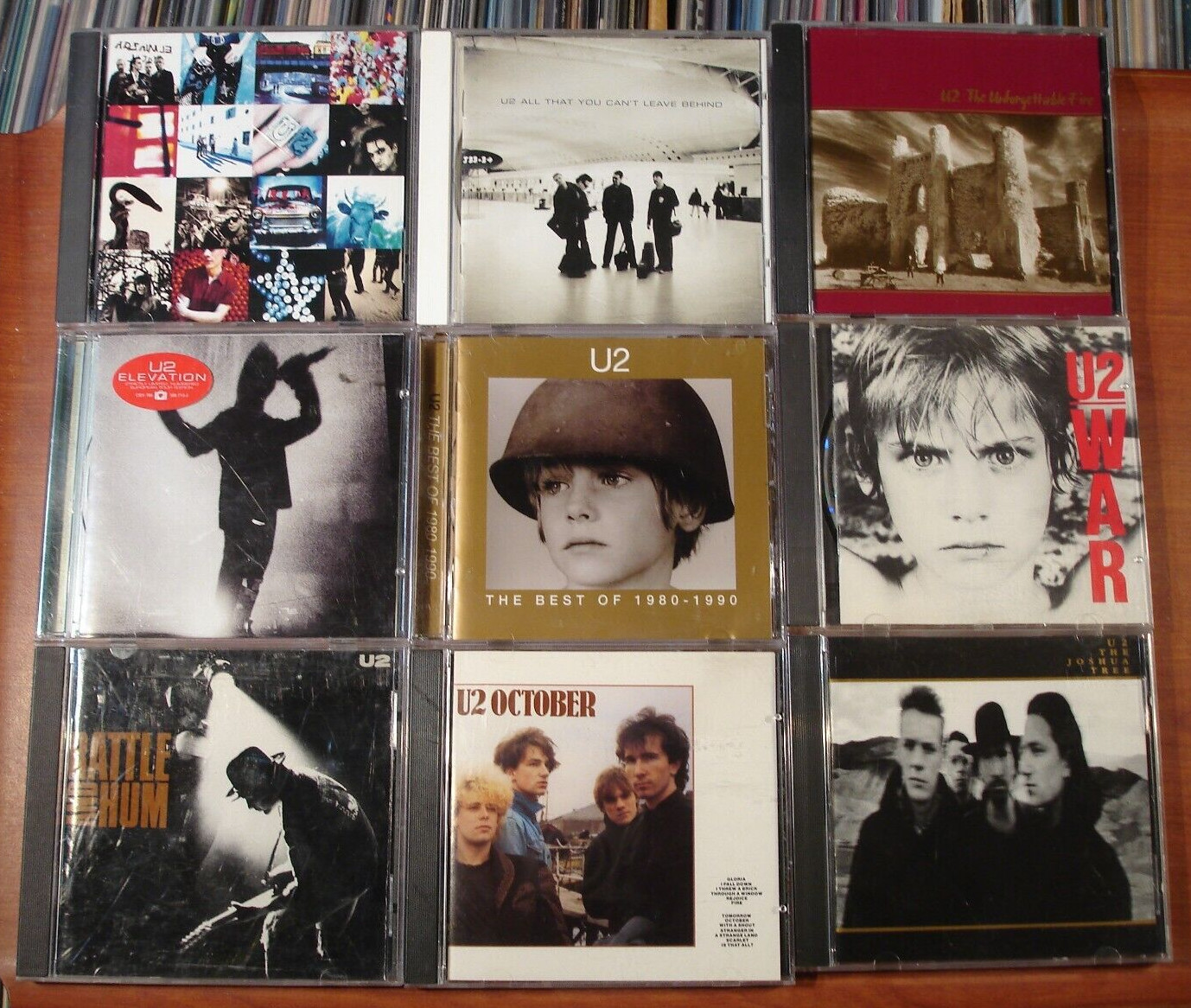 U2 9 CD Lot Dance Pop Electronica Rock best of Original LP COLLECTION A