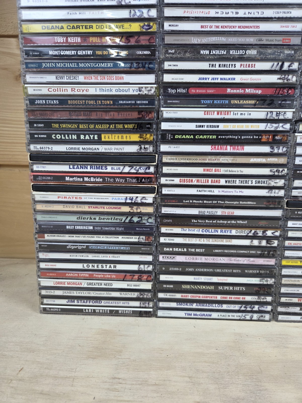 Lot of 175 Mixed CDs: Country Excellent Condition Vintage Dj Lot Prime Artist