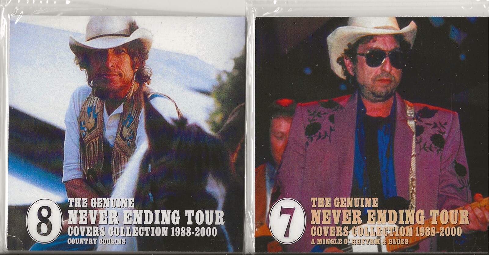 Bob Dylan Genuine Covers NINE (9) disc set Never Ending Tour