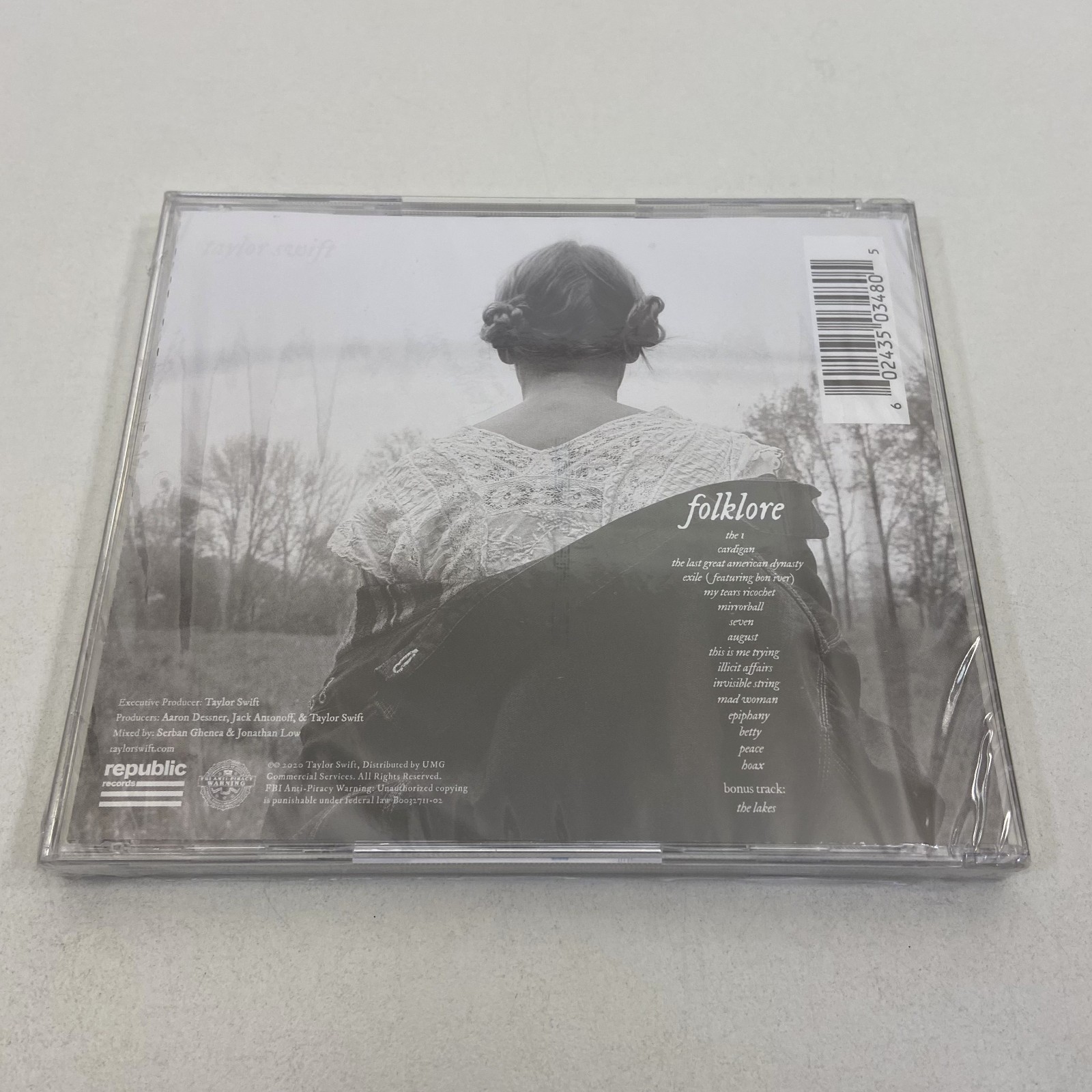 Folklore SIGNED Taylor Swift 2020 SEALED CD Includes Cardigan Republic Records
