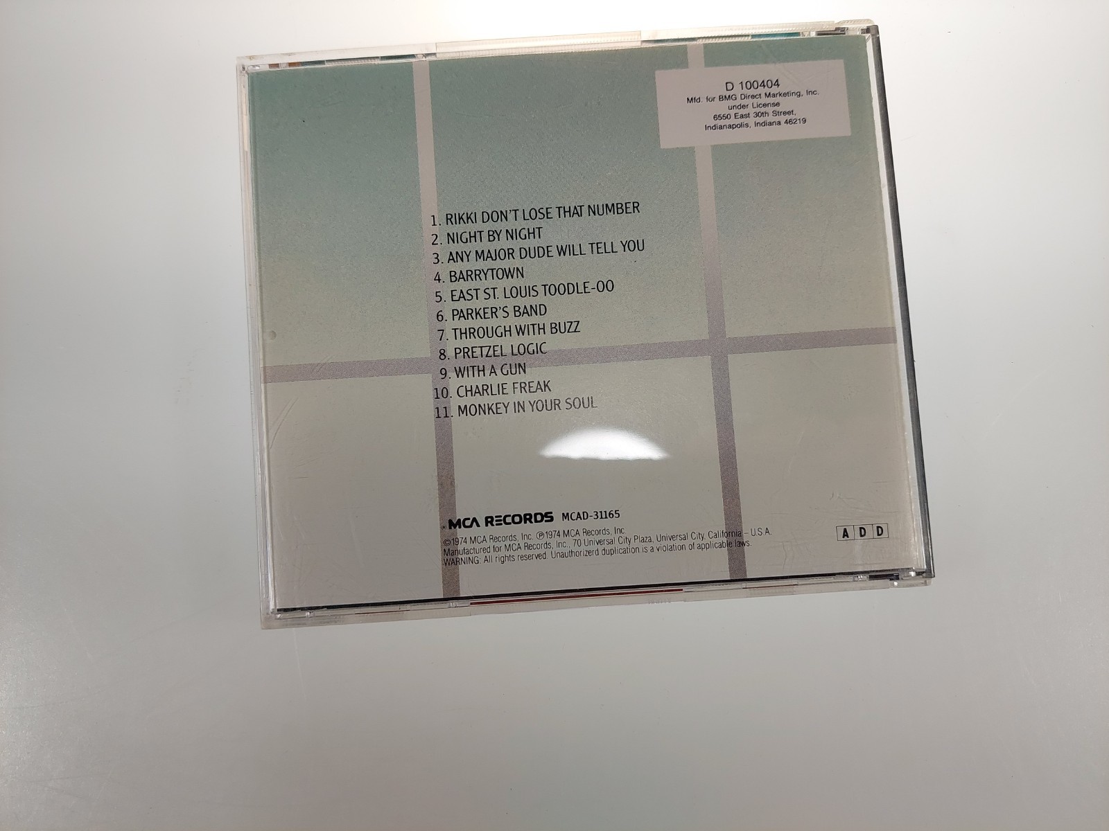 Steely Dan Pretzel Logic CD (1999 McA)