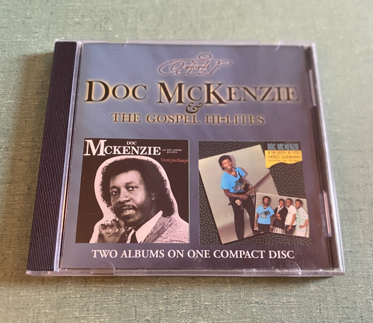 Doc McKenzie Count Your Blessings / Hired Gunman CD 2 in 1 Gospel - Ships Free