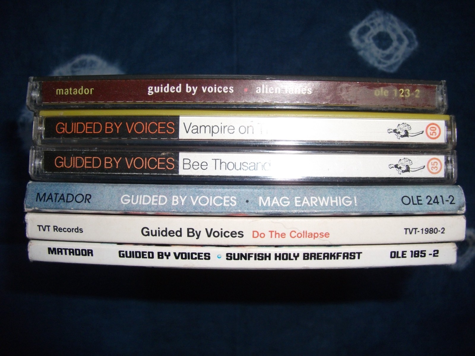 Guided By Voices CD Lot of 6 Original 1990s Robert Pollard 90s Indie Rock