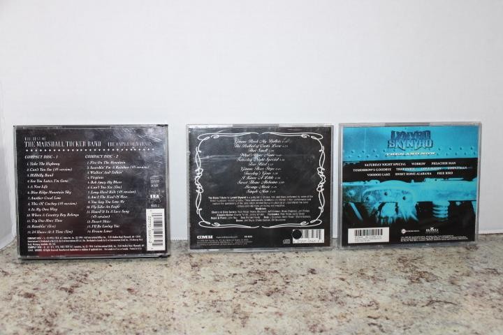 PRE-OWNED Southern Blues Rock MIXED CD Lot Marshall Tucker Band & Lynyrd Skynyrd