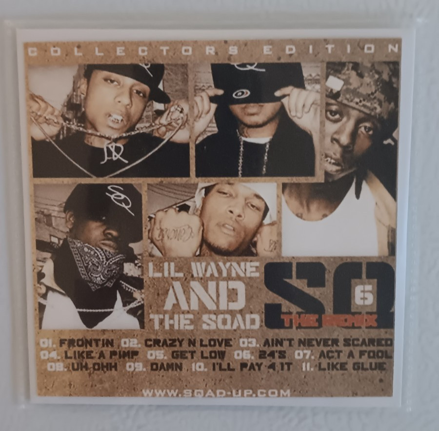 7 CD Lot Rap/Hip-Hop, Lil Wayne & The Squad - SQ 1-6 Collection [SEALED MIXTAPE]
