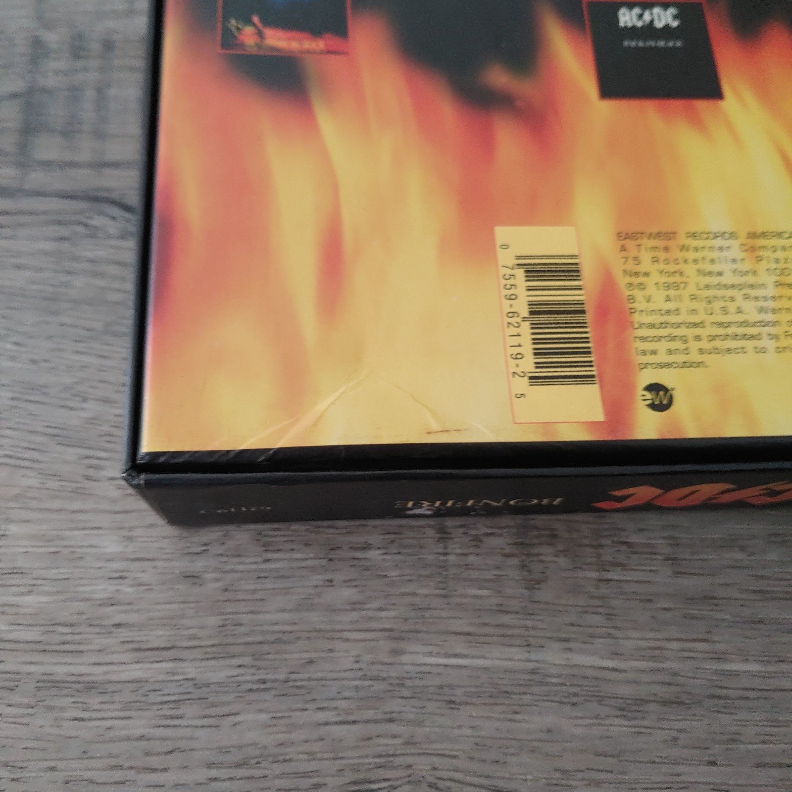 Bonfire by AC/DC (CD, 1997) Box Set Discs Posters/ Guitar Pick
