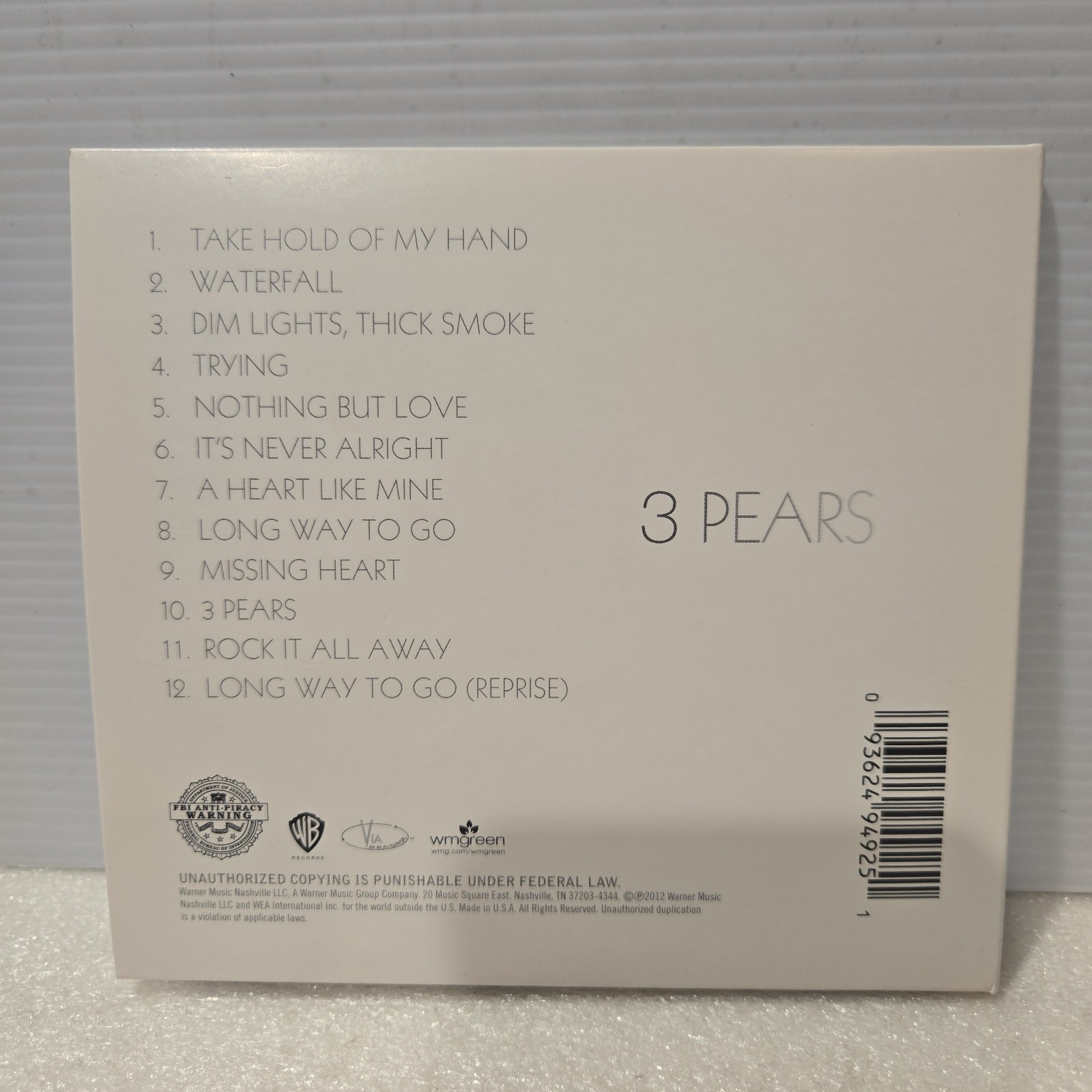 Dwight Yoakam 3 Pears CD Warner Bros - Disc NrMt Excellent