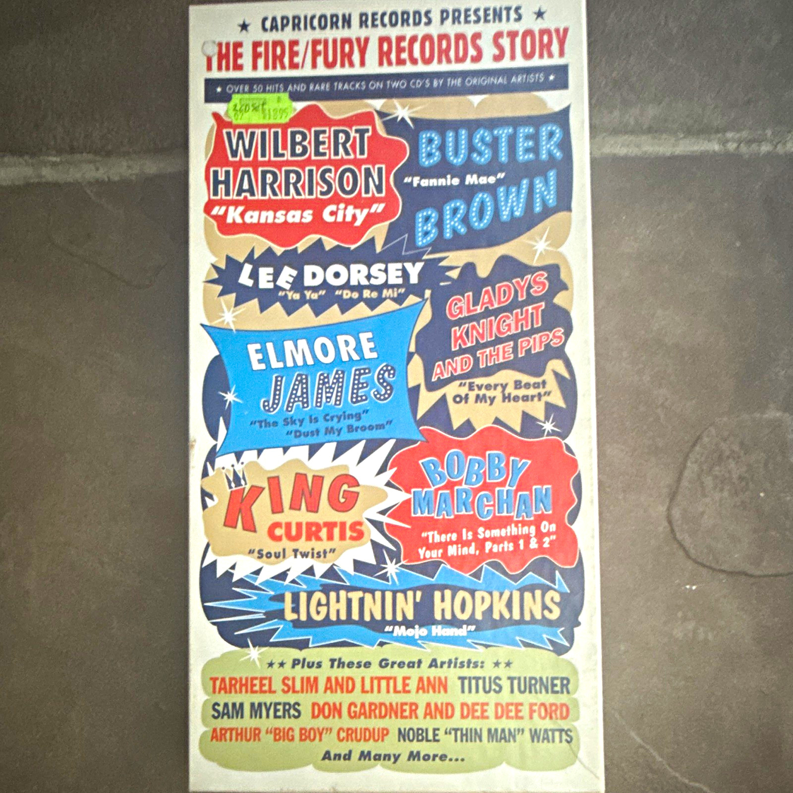 Capricorn Records Fire/Fury Records Story 2CD Compilation Soul/R&B 2000