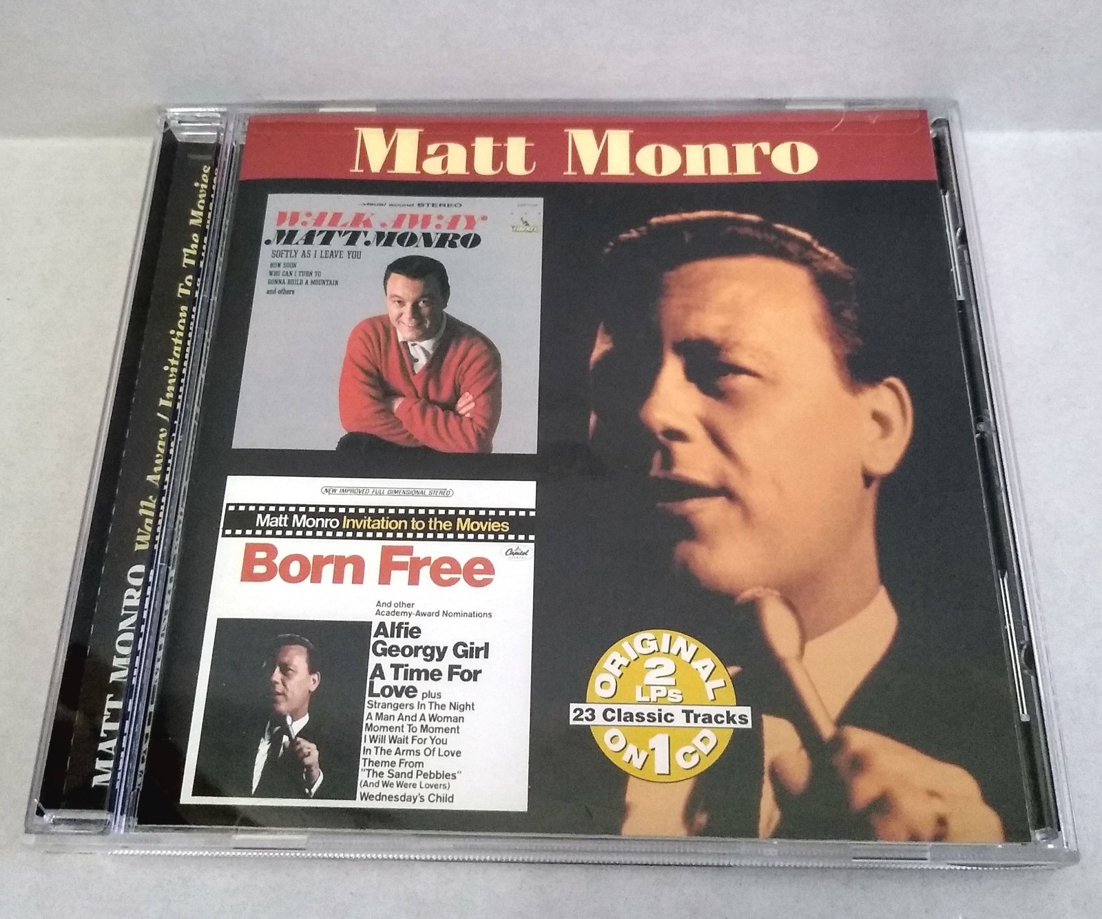 Walk Away / Invitation to the Movies by Matt Monro (CD, 2000, Collectables)