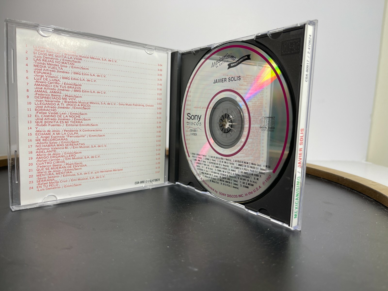 Mexicanisimo: 24 Exitos by Javier Solís (CD, Nov-1992, Sony Music...