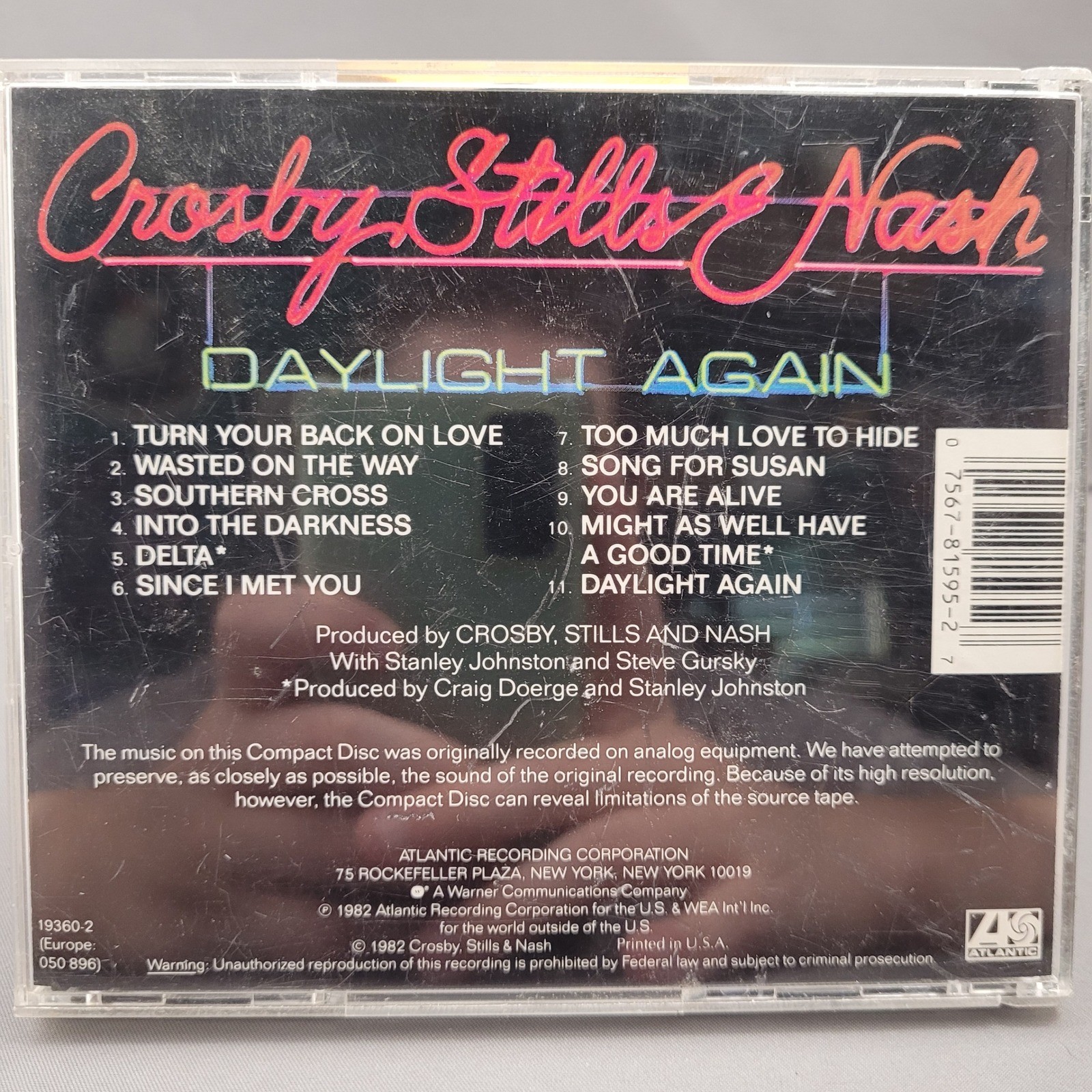 Daylight Again by Crosby Stills & Nash (CD, 1982)
